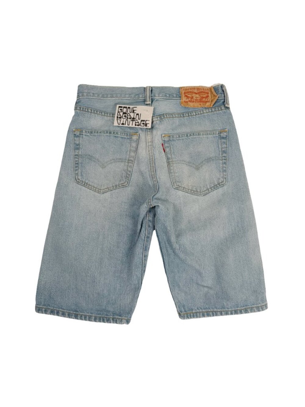 Levi's 501 Light Wash Denim Shorts 28 - Picture 2 of 5